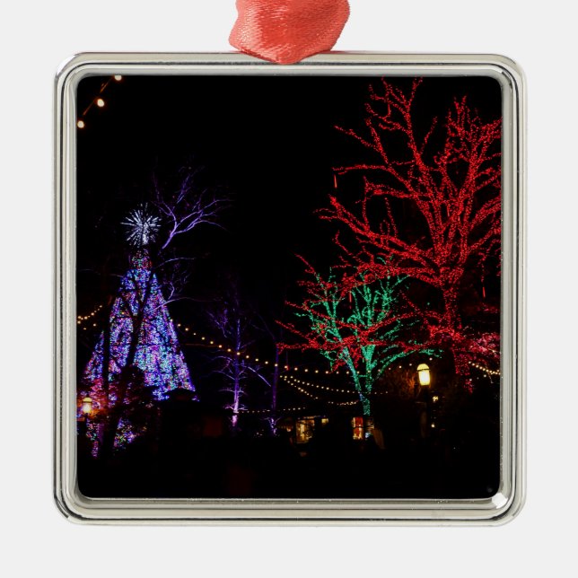 Christmas at Silver Dollar City Metal Tree Decoration (Front)