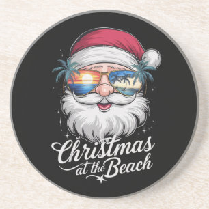 Christmas At The Beach Hawaiian Summer Holiday Coaster
