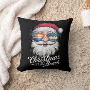 Christmas At The Beach Hawaiian Summer Holiday Cushion