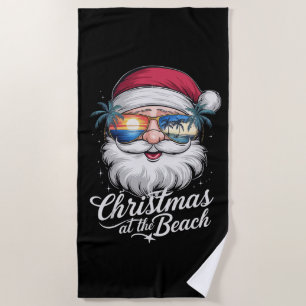 Christmas At The Beach Hawaiian Summer Holiday Towel