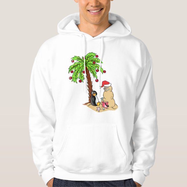 Christmas at the Beach Hoodie (Front)