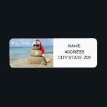 **CHRISTMAS AT THE BEACH** RETURN ADDRESS<br><div class="desc">CHRISTMAS AT THE BEACH RETURN ADDRESS LABELS (CHECK OUT MY MATCHING GROUP OF CARDS IF YOU WISH) ARE HERE JUST IN TIME FOR THE "HOLIDAY SEASON"! THANKS FOR STOPPING BY ONE OF MY EIGHT STORES AND "MERRY CHRISTMAS" TO YOU!!!!</div>