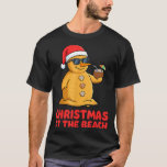 Christmas At The Beach Shirt Funny Sandman Trocal<br><div class="desc">Christmas At The Beach Shirt Funny Sandman Trocal Vacation</div>