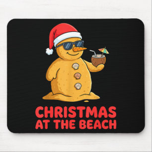 Christmas At The Beach Shirt Funny Sandman Trocal  Mouse Mat