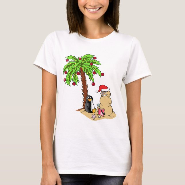 Christmas at the Beach T-Shirt (Front)