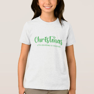Christmas at the Grandparents Tri-Blend Shirt