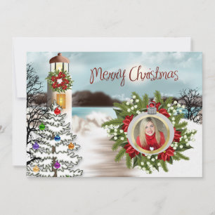 Christmas at the Lake Photo Card