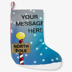 Christmas at The North Pole Small Christmas Stocking