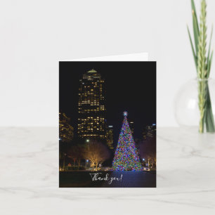 Christmas At Warren Park Night Thank You Card