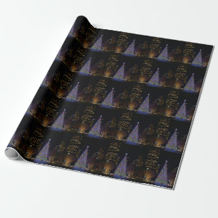 Christmas At Warren Park Night Wrapping Paper