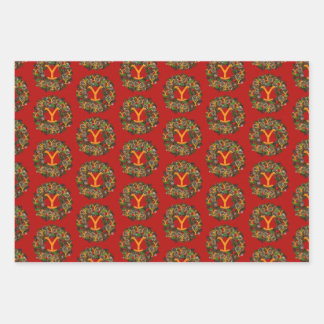 Christmas at Yellowstone - Wrapping Paper Sheet