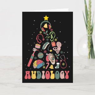 Christmas Audiology Tree Audiologist Christmas Card