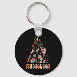 Christmas Audiology Tree Audiologist Christmas Key Ring