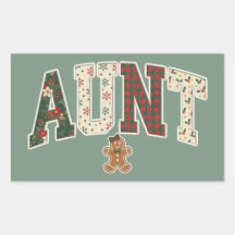 Christmas Aunt Faux Patchwork Pattern II