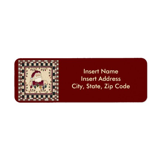 Christmas Avery Address Label