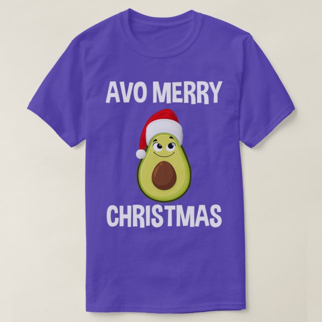 Christmas Avocado Shirt Avo Merry Christmas (Design Front)