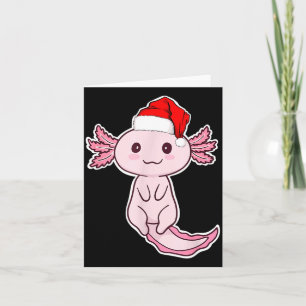 Christmas Axolotl  Card