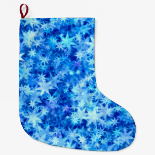 Christmas Azure Horizon Large Christmas Stocking
