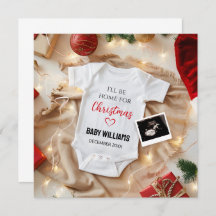 Christmas Baby Announcement Social Media