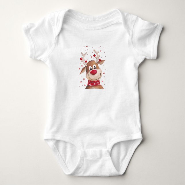 Christmas Baby Bodysuit (Front)