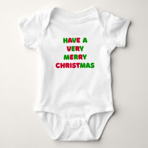 Christmas baby bodysuit