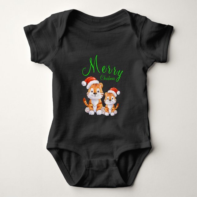 Christmas  baby bodysuit (Front)