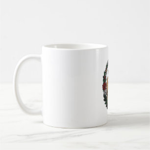 Christmas Baby Calf Vintage Engraving Holiday Shir Coffee Mug