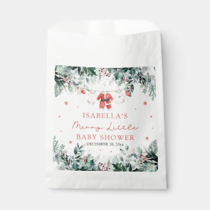Christmas Baby Clothes Merry Little Baby Shower Favour Bags