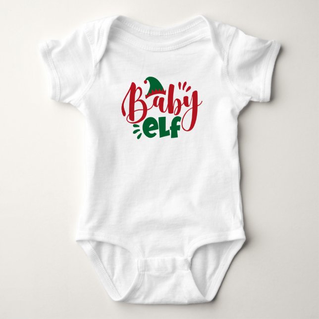 Christmas Baby Elf Bodysuit (Front)