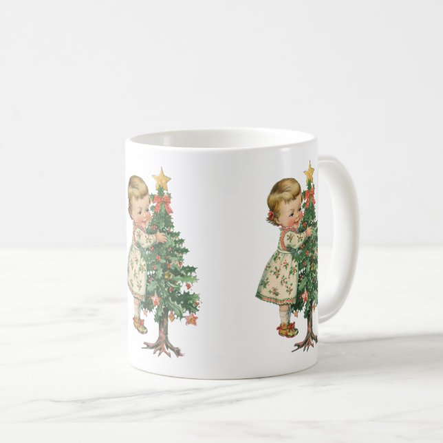 Christmas Baby Girl Coffee Mug (Front Right)