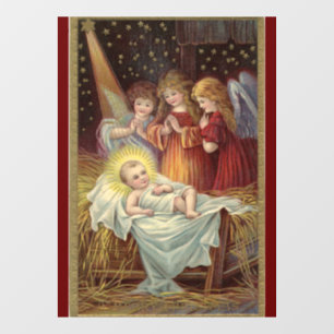 Christmas Baby Jesus Window Cling