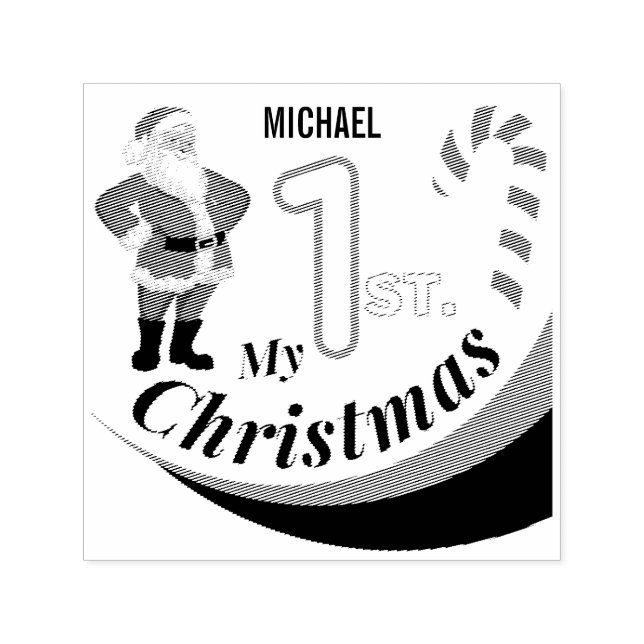  Christmas Baby "My 1st Christmas" Self-inking Stamp (Design)