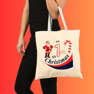  Christmas Baby "My 1st Christmas" Tote Bag