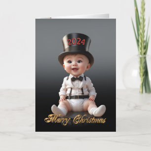 Christmas baby New year Holiday Card