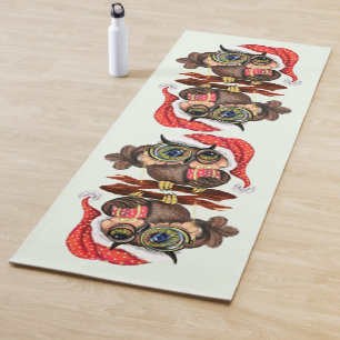 Christmas Baby Owl with Gift Yoga Mat
