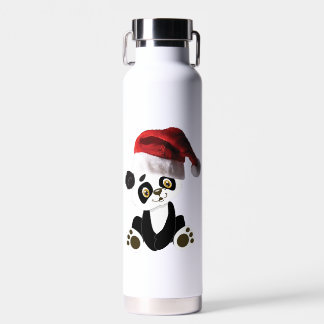 Christmas Baby Panda Water Bottle