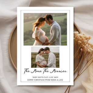 Christmas Baby Reveal   The More the Merrier Card