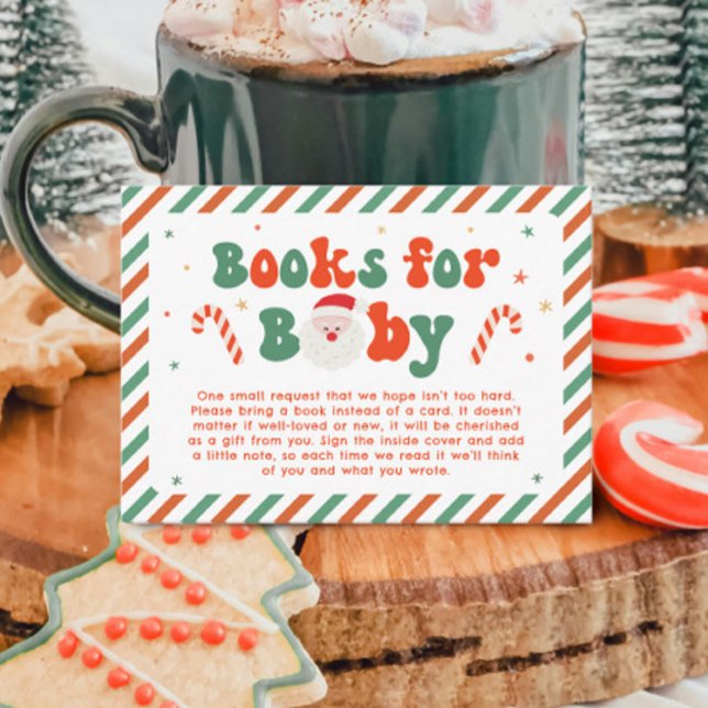 Christmas Baby Shower Books for Baby  Enclosure Card (Creator Uploaded)