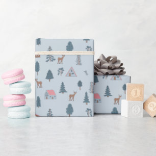 Christmas Baby Shower Gift Gender Neutral Wrapping Paper
