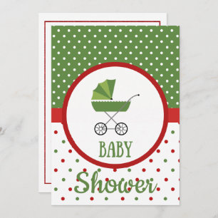 Christmas Baby Shower Invitation