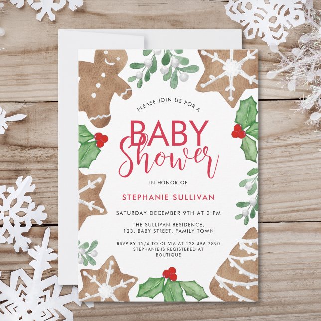Christmas Baby Shower Invitation (Creator Uploaded)
