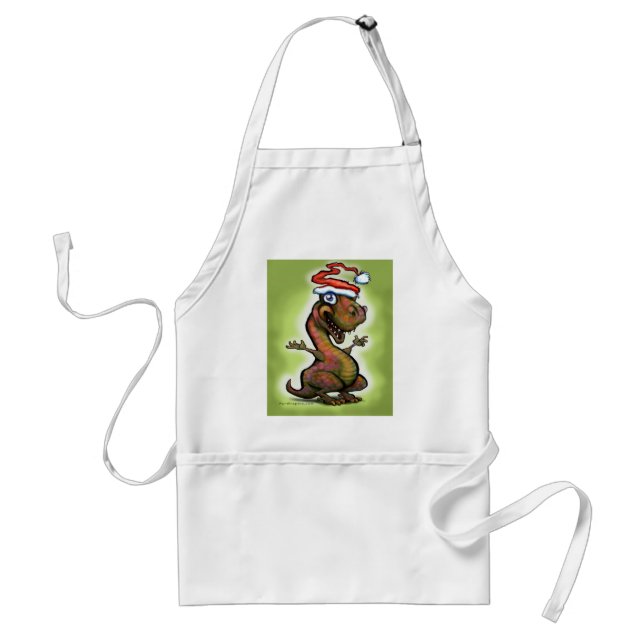 Christmas Baby T-Rex Standard Apron (Front)