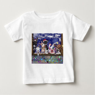 Christmas Baby T-Shirt Funny Farm Animal Party