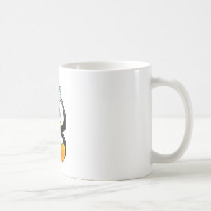 Christmas Baby Tux Santa Hat Coffee Mug