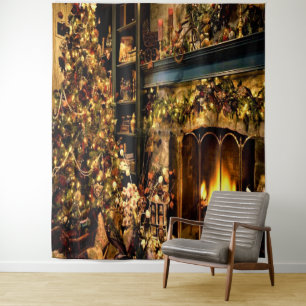 Christmas Backdrop Tapestry