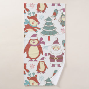 Christmas background bath towel