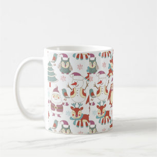 Christmas background coffee mug