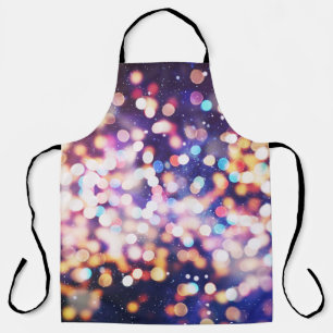 Christmas background: holiday glitter. apron