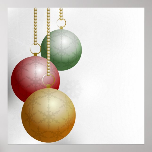 Christmas Background Poster (Front)