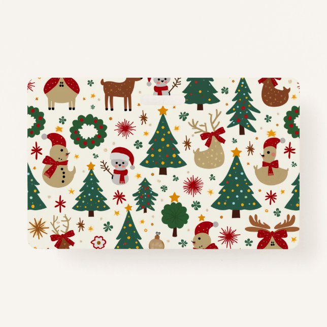 Christmas Bags ID Badge (Front)